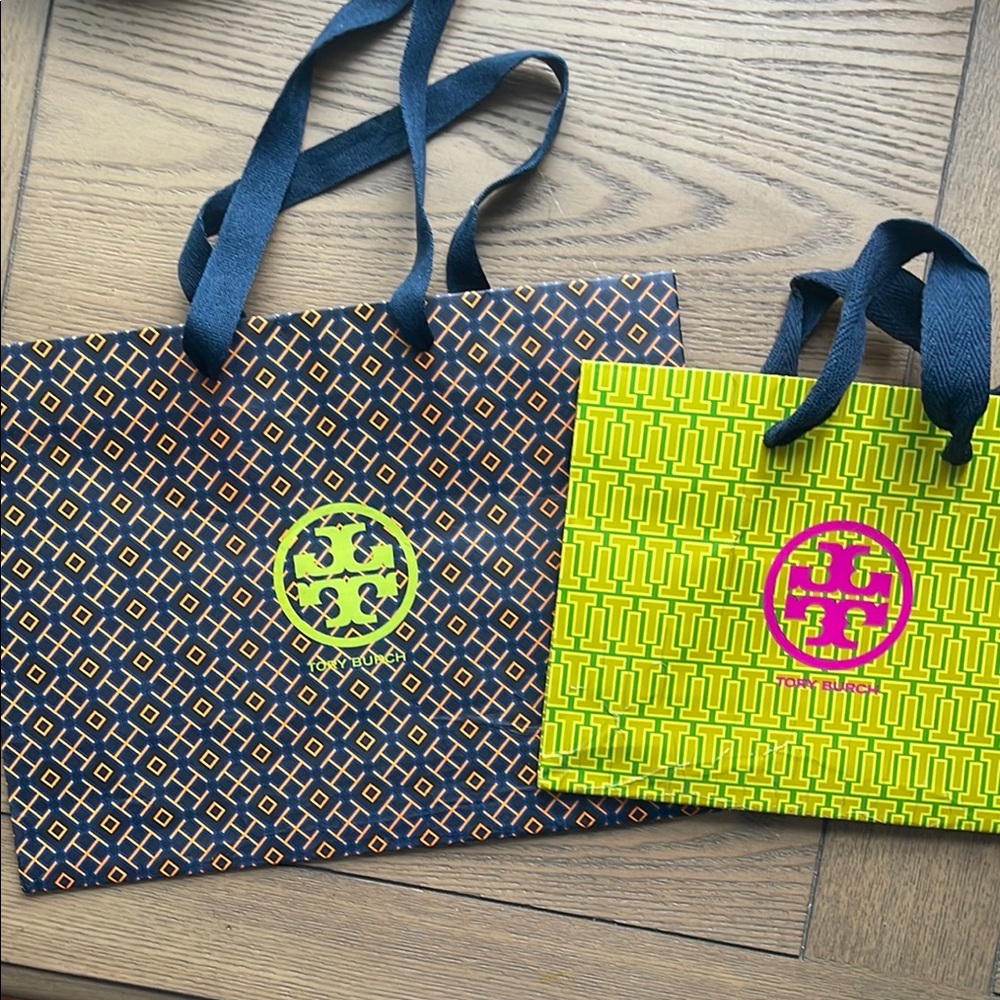 Tory Burch Shopping Bags x2